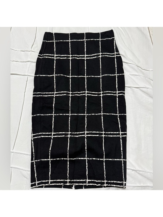 Express Dresses & Skirts - Express Black and White Checkered Pencil Skirt